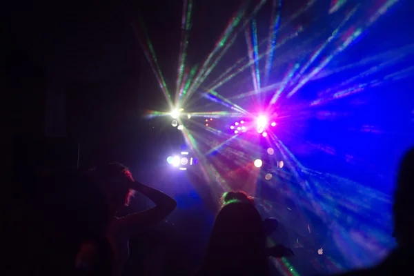 People having fun in a disco. blur effect — Stock Photo, Image