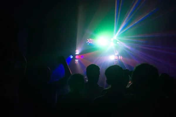 People having fun in a disco. blur effect — Stock Photo, Image