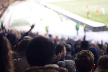 Kışın takım destekleyen Stadyumu