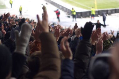 Kışın takım destekleyen Stadyumu