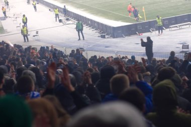 Kışın takım destekleyen Stadyumu