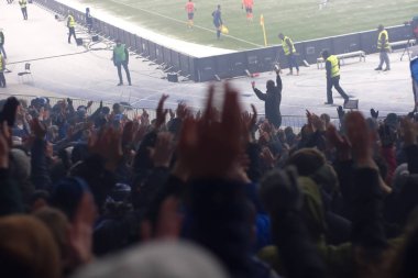 Kışın takım destekleyen Stadyumu