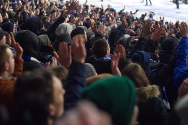Kışın takım destekleyen Stadyumu