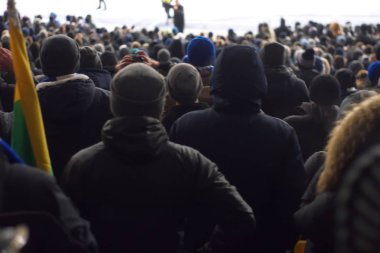 Kışın takım destekleyen Stadyumu
