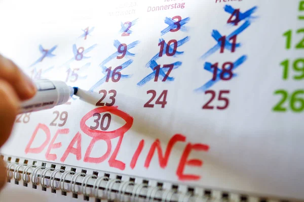 Masaüstü takvim, işareti işaretler işaretler.