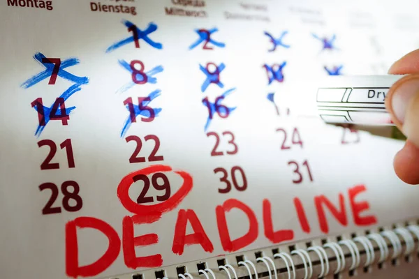 Masaüstü takvim, işareti işaretler işaretler.