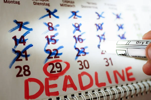 Masaüstü takvim, işareti işaretler işaretler.