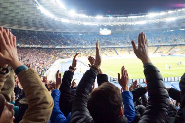 hayranları Stadı nda pamuk Spor Kulübü destek