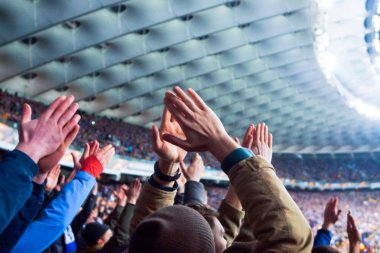 hayranları Stadı nda pamuk Spor Kulübü destek