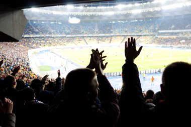 hayranları Stadı nda pamuk Spor Kulübü destek