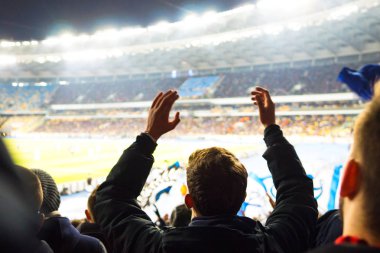 hayranları Stadı nda pamuk Spor Kulübü destek