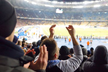 hayranları Stadı nda pamuk Spor Kulübü destek
