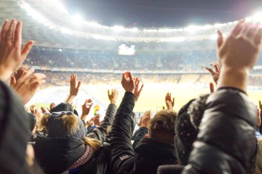 hayranları Stadı nda pamuk Spor Kulübü destek