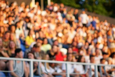 bulanık kalabalık stadyum tribün adlı bir spor olayı olarak