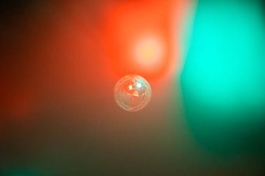 Mercek patlaması etkisi. Farklı renkler Soyut arkaplan.