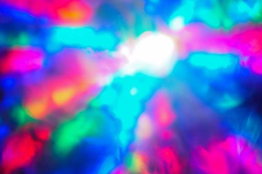 Mercek patlaması etkisi. Farklı renkler Soyut arkaplan.