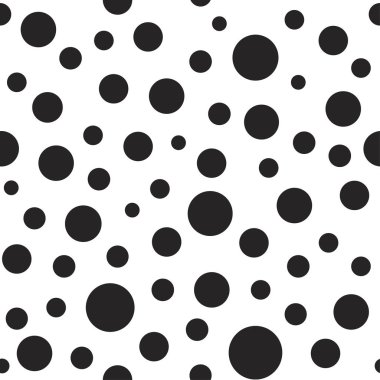 Daireler ve beyaz noktalar sorunsuz soyut desen.