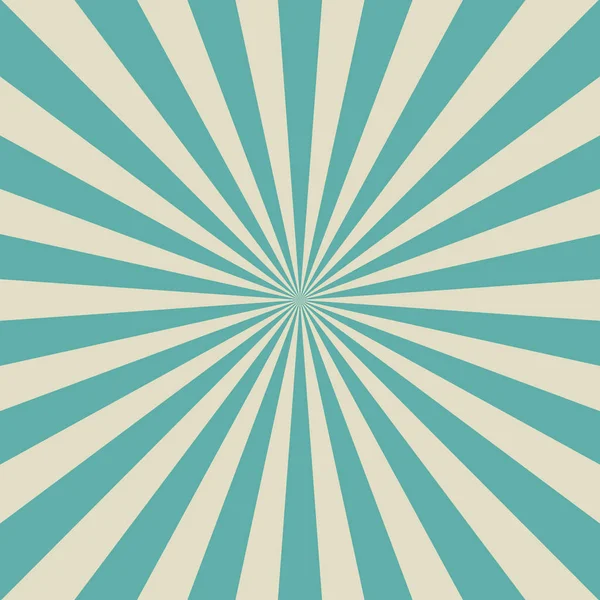 Zonlicht retro vervaagde achtergrond. De achtergrond van de uitbarsting van de Aquamarijn blauw en beige kleur. Fantasie Vector — Stockvector