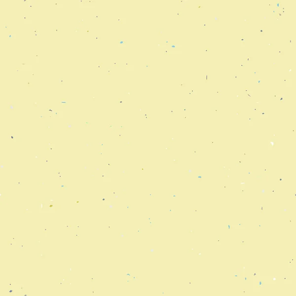 Seamless recycled speckled paper background. Vector paper texture with particles of debris. vintage style. — Stock Vector