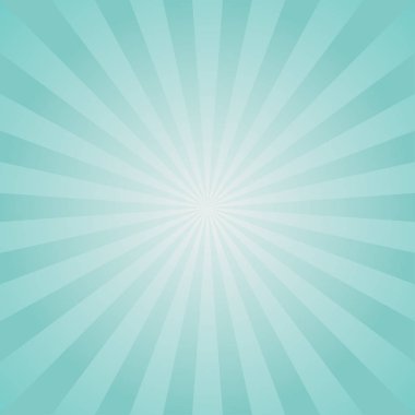 Güneş ışığı retro arka plan soluk. Soluk mavi renkli arka plan patladı. Fantezi vektör çizim. Magic Sun