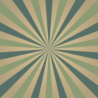 Güneş ışığı solmuş grunge arkaplanı. Kirli gri ve yeşil renkli arka plan patlaması. Vektör illüstrasyonu.