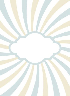 Günışığı eski arkaplan, metin için klasik çerçeve ile solmuş. mavi ve bej renk patlaması arkaplanı.