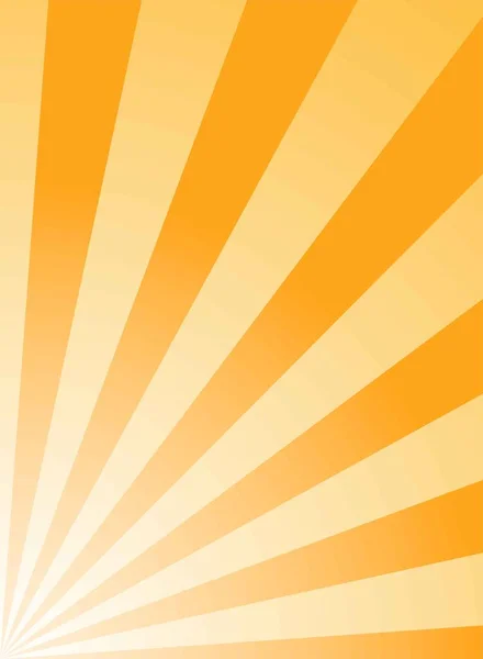 Solljus vertikal abstrakt bakgrund. orange färg brast bakgrund. — Stock vektor