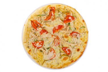 izole pizza beyaz