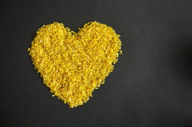 Bulgar, tahıl bir siyah arka plan sembolü