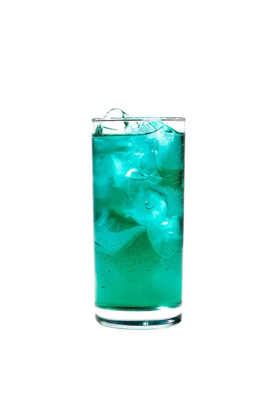 Summer cocktail on isolated white background — Stock Photo, Image