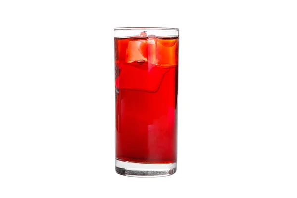 Summer cocktail on isolated white background — Stock Photo, Image