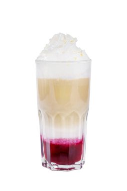 Yaz izole beyaz arka plan üzerinde kokteyl