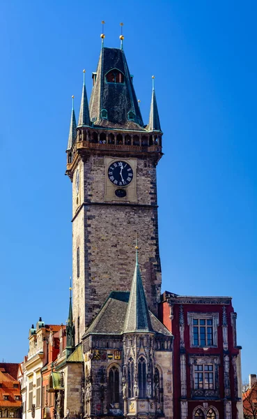 Věž staré radnice Praha — Stock fotografie