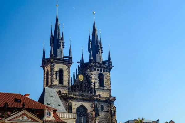 Biserica Sfintei Fecioare înaintea lui Tyn — Fotografie, imagine de stoc