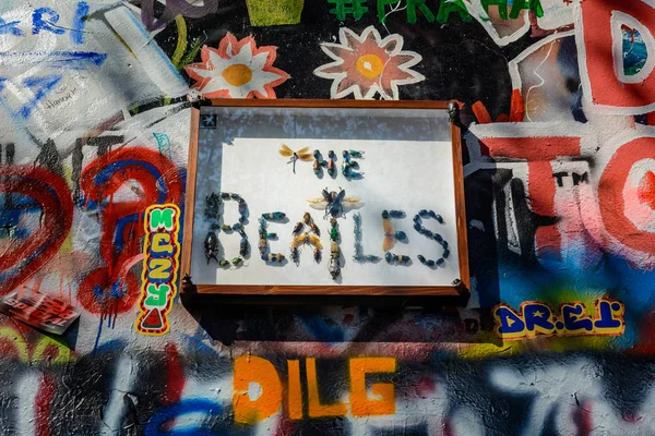 The Beatles sign — Stock Photo, Image