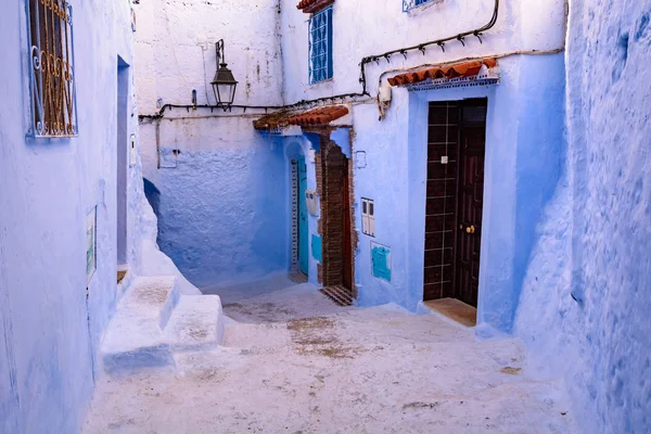 Die blaue stadt chefchaouen marokko — Stockfoto