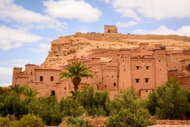 Panoramic photo of Ait Benhaddou, Morocco clipart