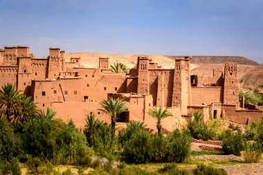 Panoramik fotoğraf AIT Benhaddou, Fas