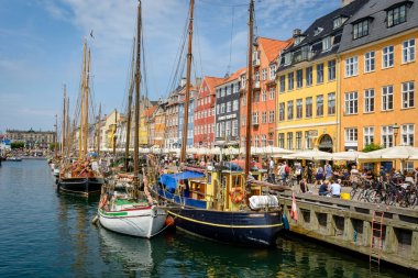 Nyhavn kanal, Kopenhag, Danimarka