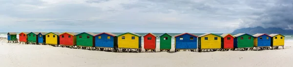 Muizenberg, Cape Town, Güney Afrika Panoraması