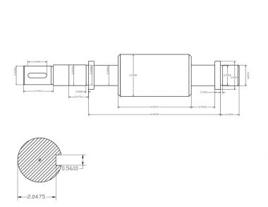 Beyaz bir arka plan üzerinde makine yapım çizimleri