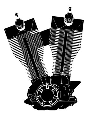 beyaz zemin üzerinde motor