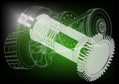 Kemer dişli, vektör