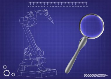 3D modeli kaynak bir robot