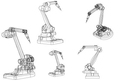 3D modeli kaynak bir robot