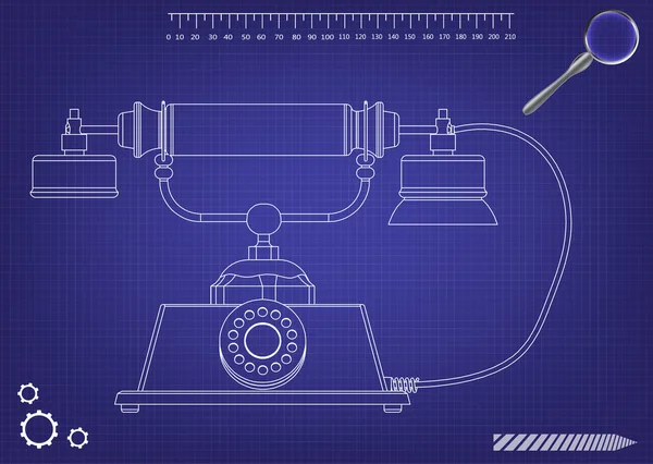 Modelo 3d de telefone —  Vetores de Stock