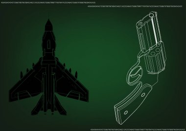 bir tabanca 3 boyutlu model