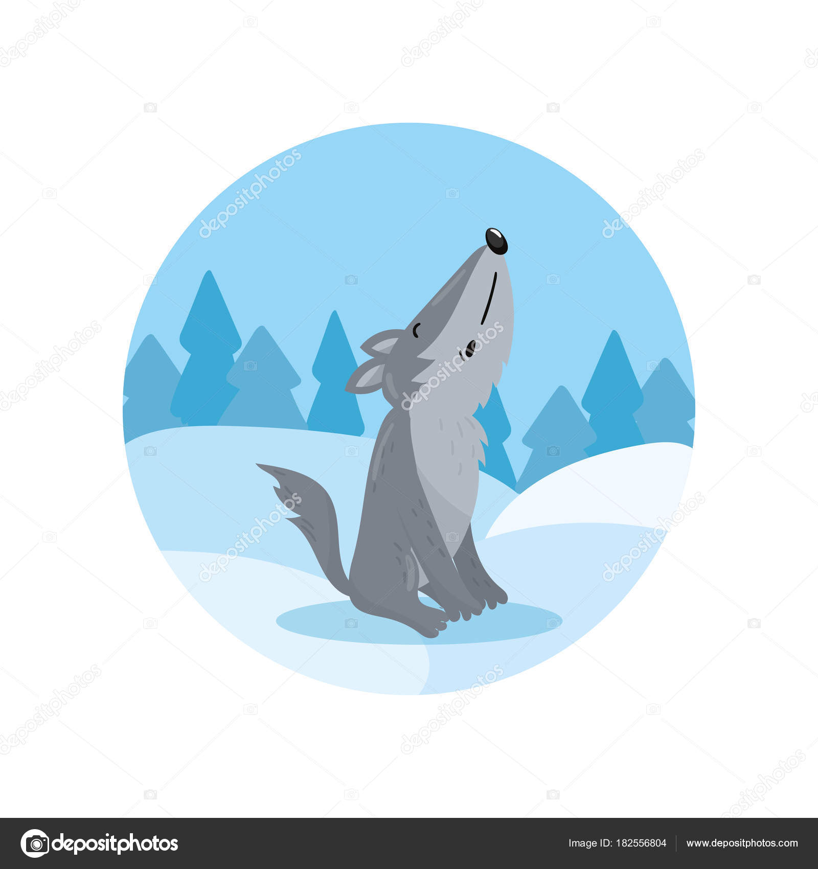 すべての動物の画像 最高の狼 イラスト 遠吠え