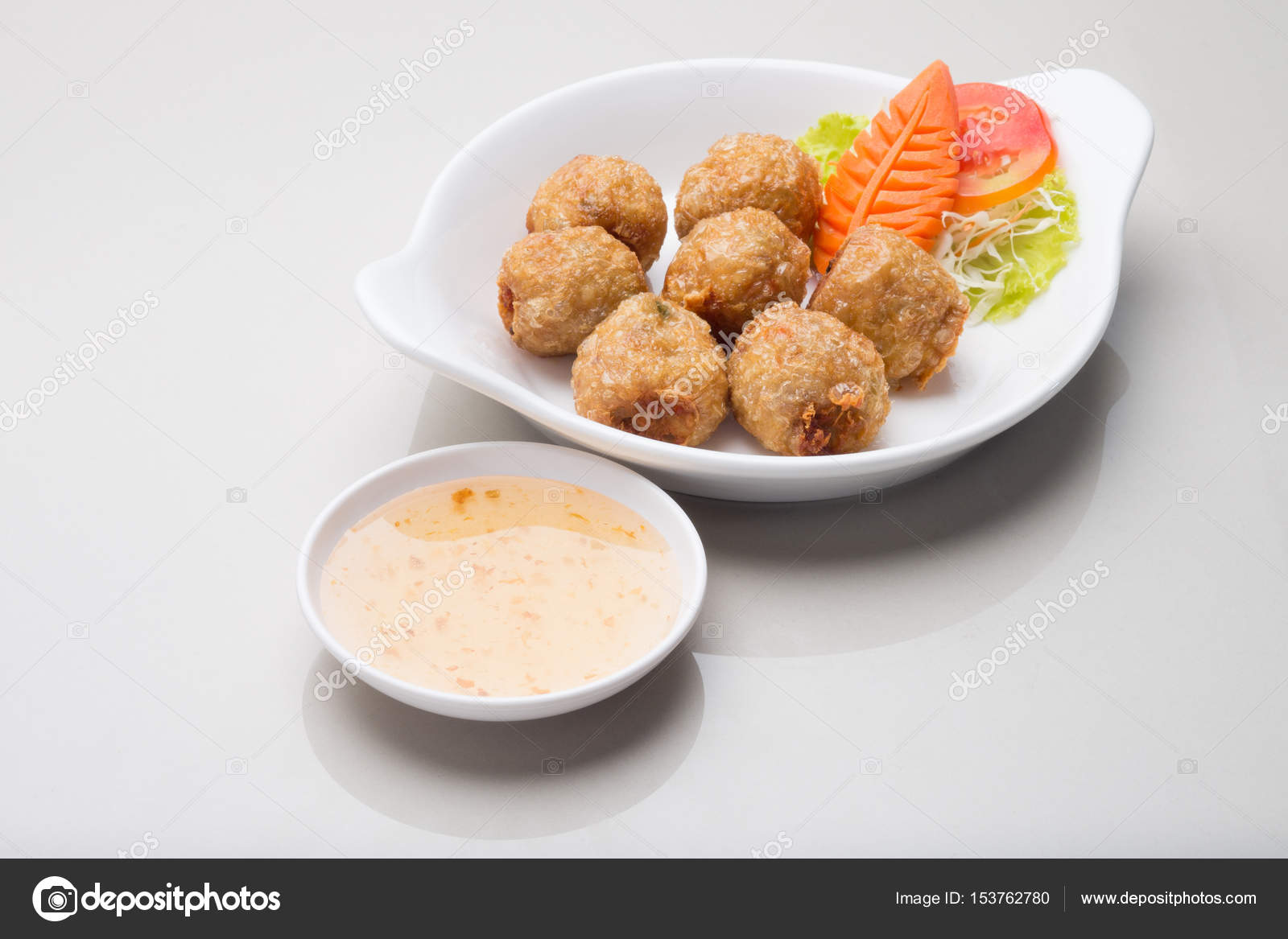 Deep Fried Crab meat roll Stock Photo by ©Jeffrio 153762780