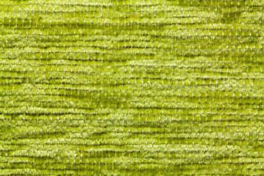 Yeşil sentetik kumaş dokusuna